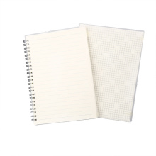 PP Cubierta helada Protección de ojo Spiral Grid Lines Notebook